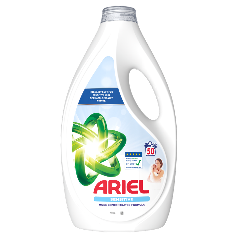 Ariel, płyn do prania, 50 prań, Sensitive