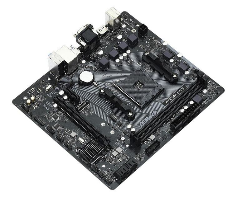 Asrock, płyta główna, A520M-HVS AM4 2DDR4 HDMI/VGA M.2 mATX