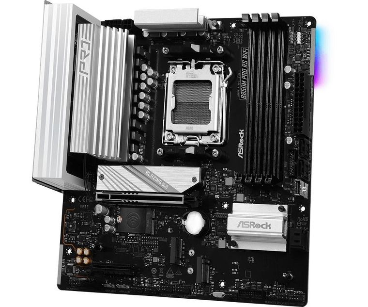 ASRock, płyta główna, B850M PRO RS WIFI AM5 4DDR5 mATX