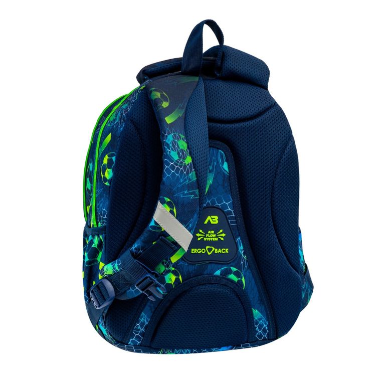 Astrabag, plecak szkolny, 3-komorowy, Football