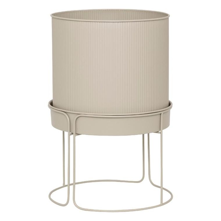 Atmosphera, Aze, donice metalowe, średnica 30 cm, 2 szt.