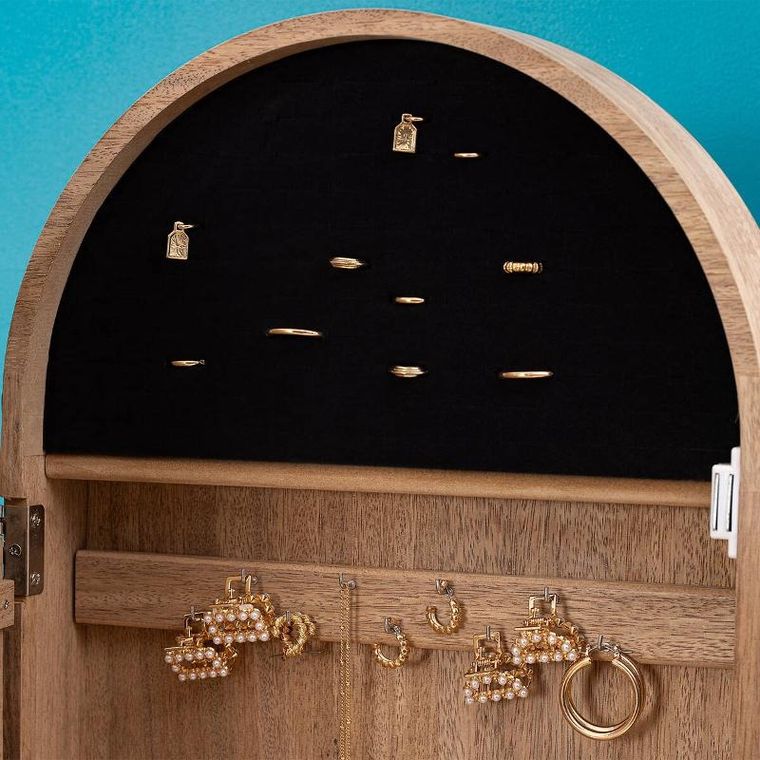 Atmosphera, Soleya, szafka na biżuterię z lustrem, 42-37,5-145 cm