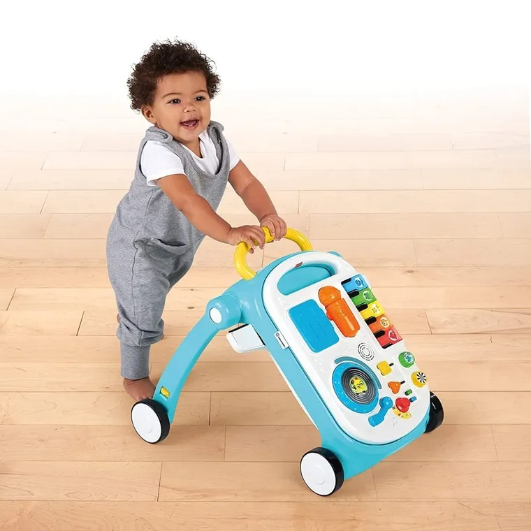 Baby Einstein, chodzik muzyczny, pchacz, stolik edukacyjny, 4w1