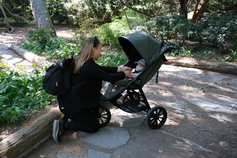 Baby Jogger, City Elite 2w1, wózek spacerowy z gondolą, terenowy, briar green