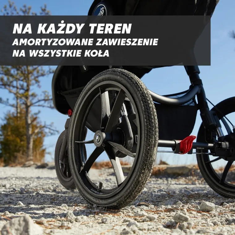 Baby Jogger, Summit X3, wózek, Midnight Black