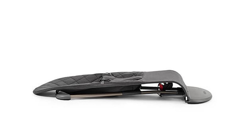 BabyBjörn, Bliss 3D Jersey, leżaczek bujaczek, piaskowoszary