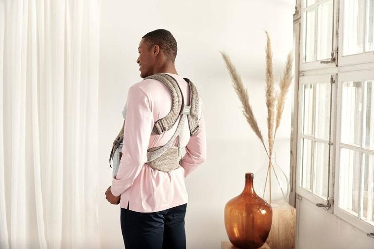 BabyBjörn, Move 3D Mesh, nosidełko, szary beż