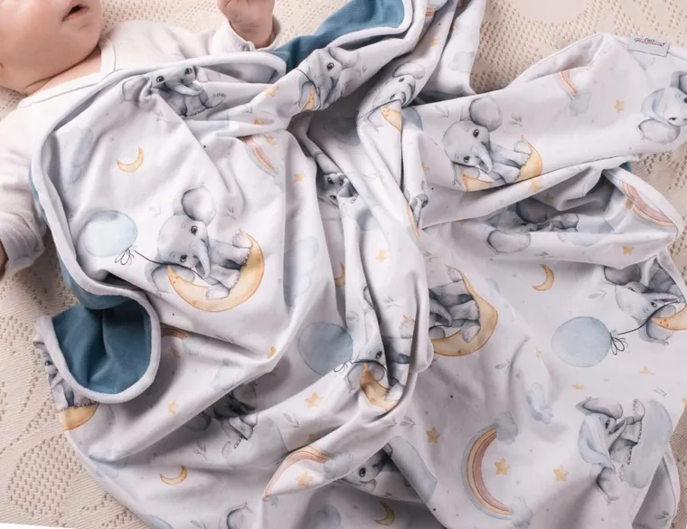 BabyMatex, kocyk bawełniany, ines, 75-100 cm