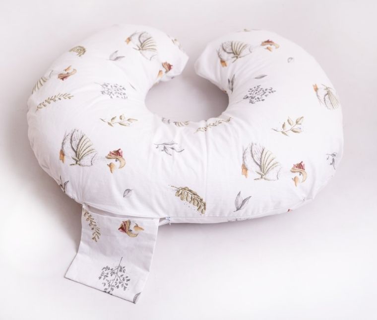 BabyMatex, MiniRelax, Gąski, poduszka do karmienia bawełniana, pozycjonująca, 150 cm