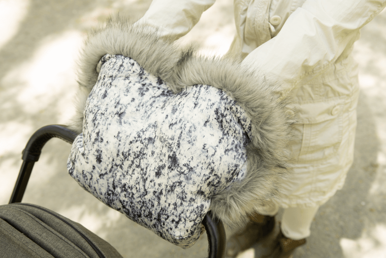 BabyMatex, Venus, śpiworek do wózka + mufka, szary