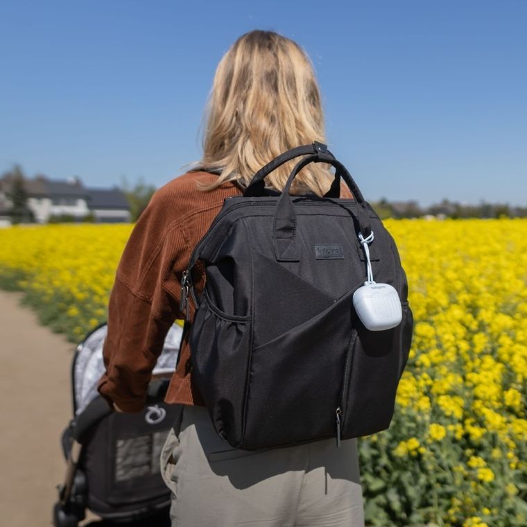 BabyOno, silikonowy pojemnik na smoczek, niebieski