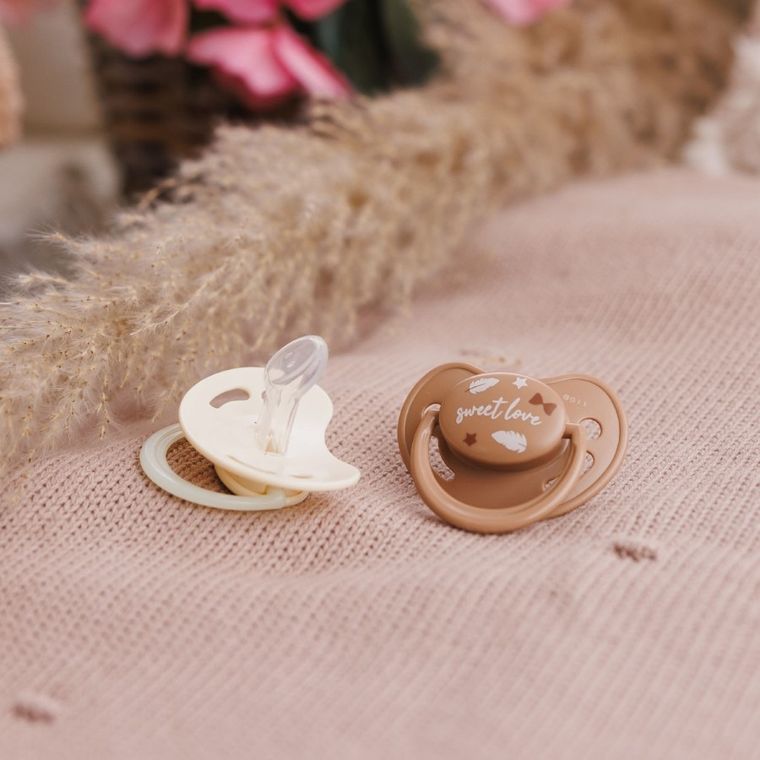 BabyOno, smoczki anatomiczne, silikonowe, 0-6 m