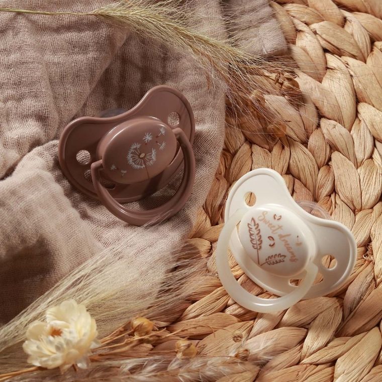 BabyOno, smoczki anatomiczne, silikonowe, 18 m+