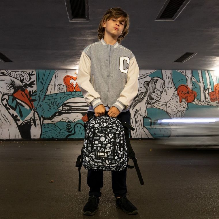 BackUp, plecak szkolny, 3-komorowy, Drift