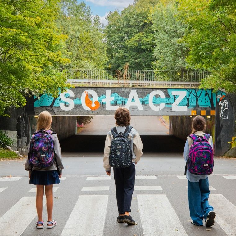 BackUp, plecak szkolny, 3-komorowy, Mandale