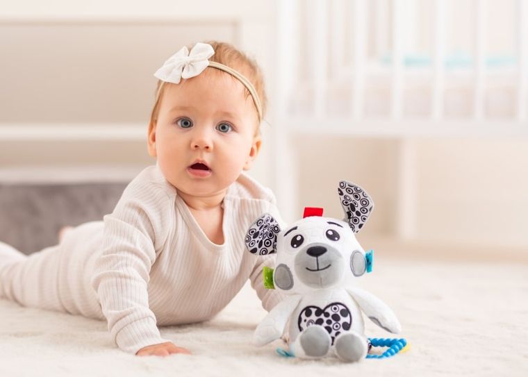 Balibazoo, Pies z pozytywką, zabawka niemowlęca, zawieszka