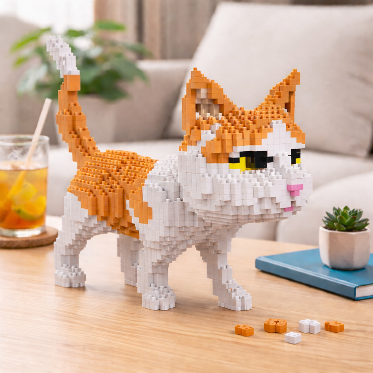 Balody, Chodzący kot, klocki konstrukcyjne, 1390 elementów