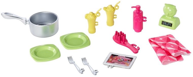 Barbie, 2-poziomowy domek Barbie, zestaw bez lalki