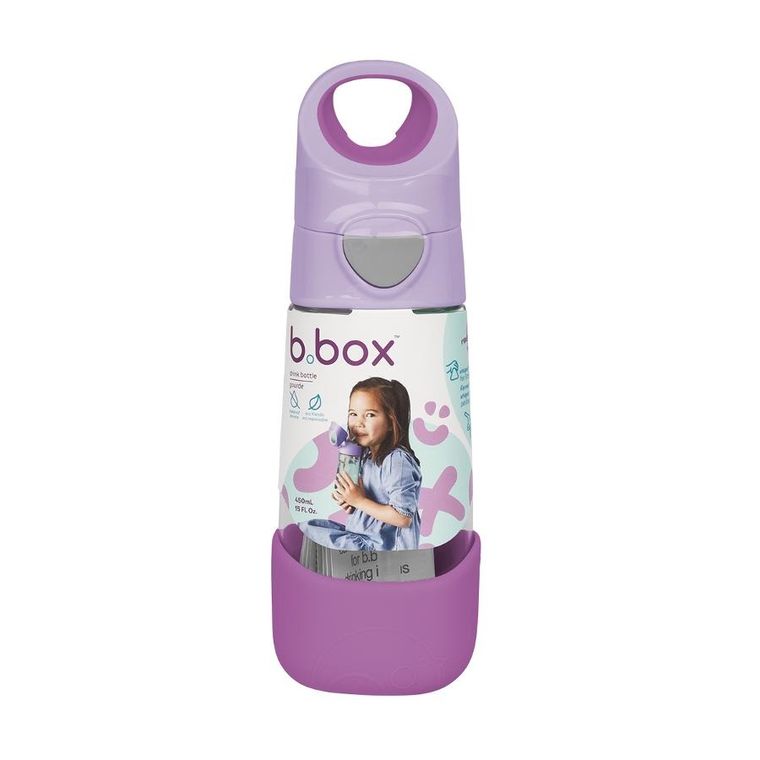 b.box, butelka tritanowa ze słomką, Sugar Plum, 450 ml