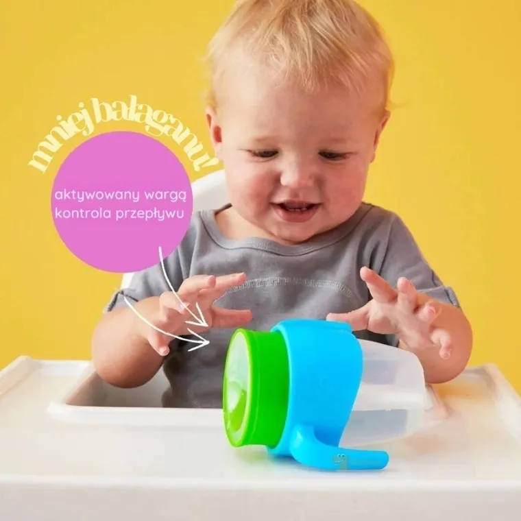 b.box, Emerald Forest, kubek 360 do nauki picia, kubek treningowy, niekapek