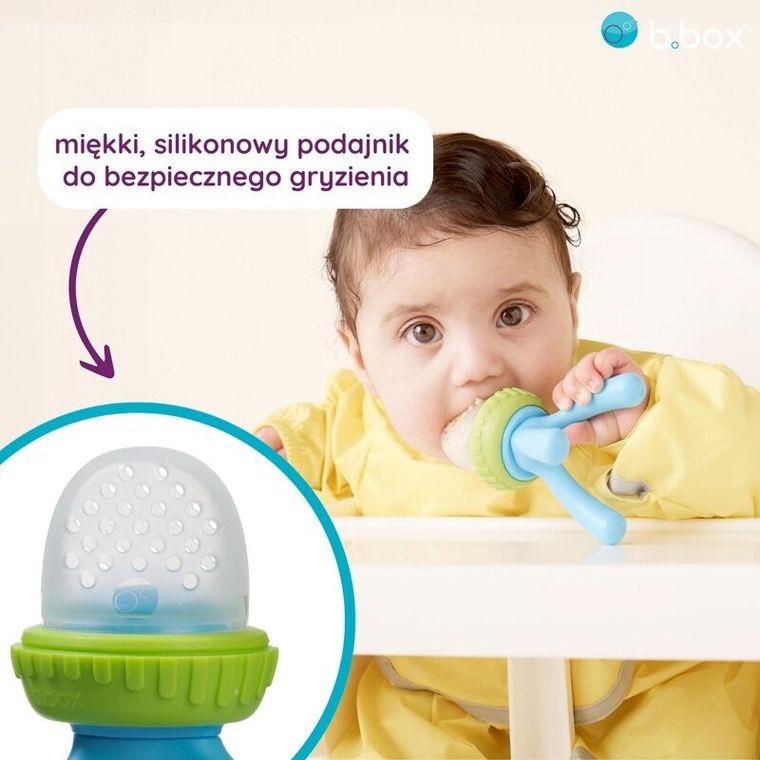 b.box, Ocean Breeze, gryzak silikonowy do podawania pokarmu