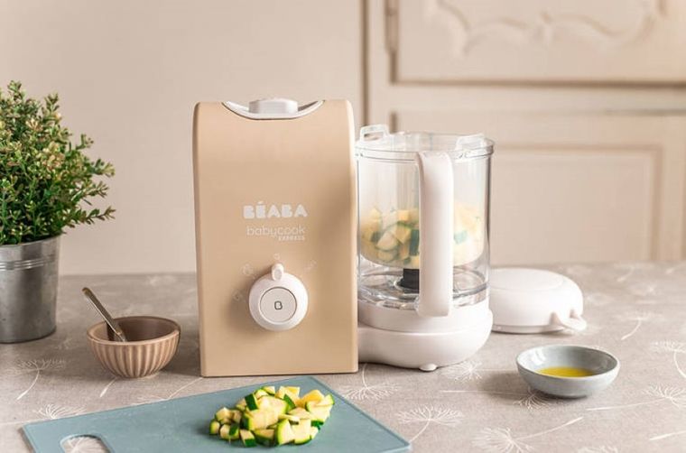 Beaba, Babycook Express, urządzenie do gotowania na parze i miksowania, 4w1, Clay Earth