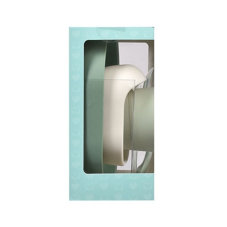 Beaba, komplet naczyń z silikonu z przyssawką, sage green