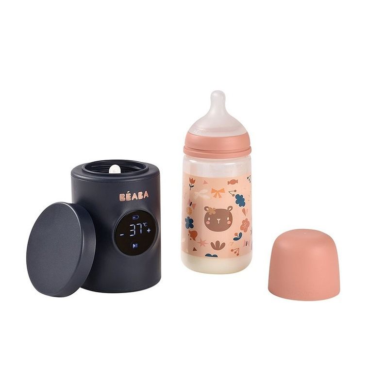 Beaba, Milk Nomad, przenośny podgrzewacz do butelek z funkcją mieszania 2w1, night blue