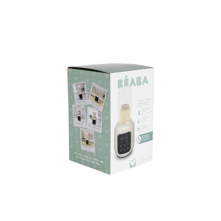 Beaba, Multi Milk, wielofunkcyjny podgrzewacz i sterylizator parowy do butelek i słoiczków, 5w1, clay
