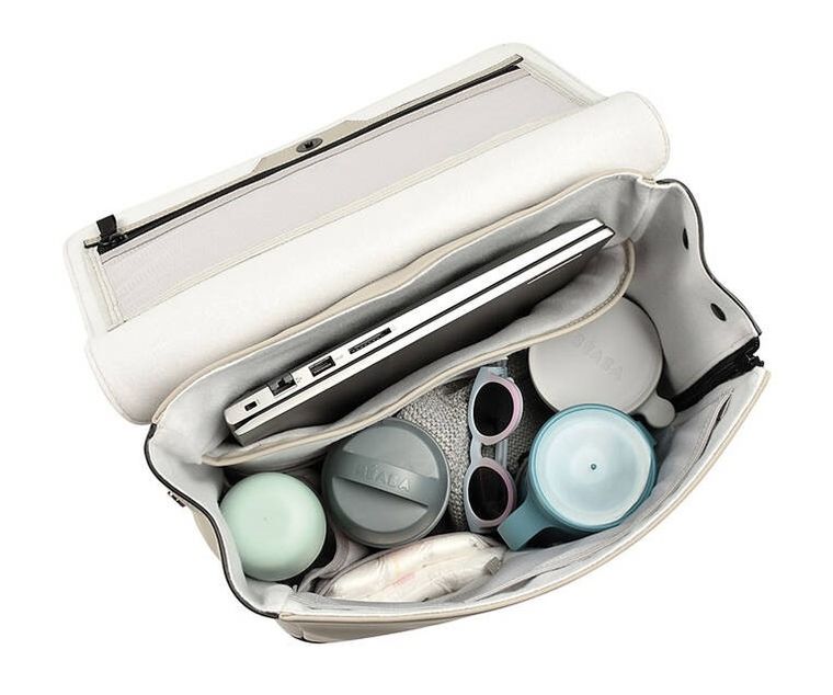 Beaba, Oslo, plecak dla rodzica, do wózka, Clay