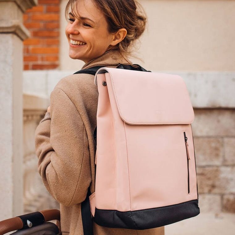 Beaba, Oslo, plecak dla rodzica, do wózka, Vintage Rose