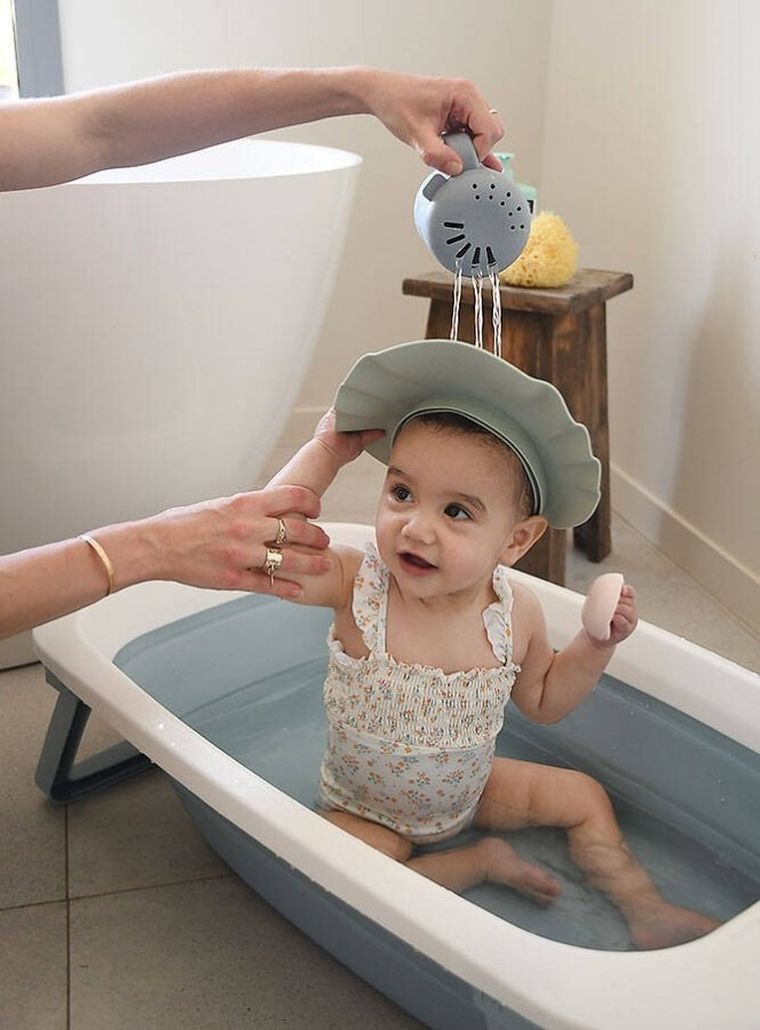 Beaba, silikonowy kubek do mycia głowy, Pebble