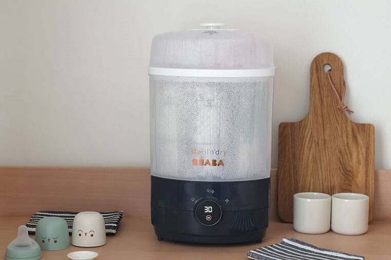 Beaba, Steril 'n' dry, sterylizator parowy z suszarką 2w1, Night Blue