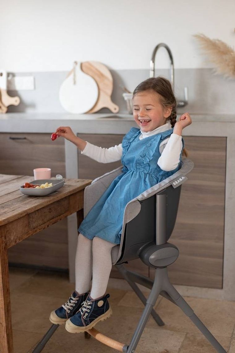 Beaba, Up&Down, Junior, miękki wkład do krzesełka do karmienia, Grey