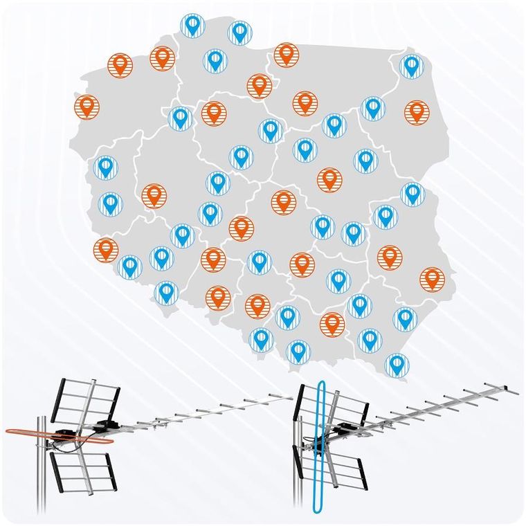 Berdsen, antena zewnętrzna kierunkowa TV, ultra HD 4K, BD-951