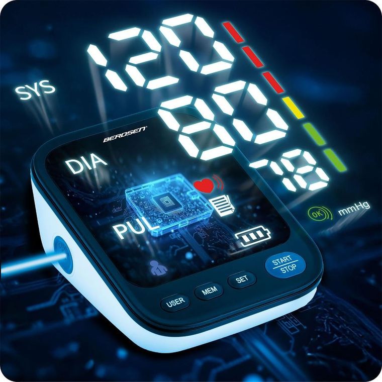 Berdsen, ciśnieniomierz naramienny z polskimi komunikatami, BD-122