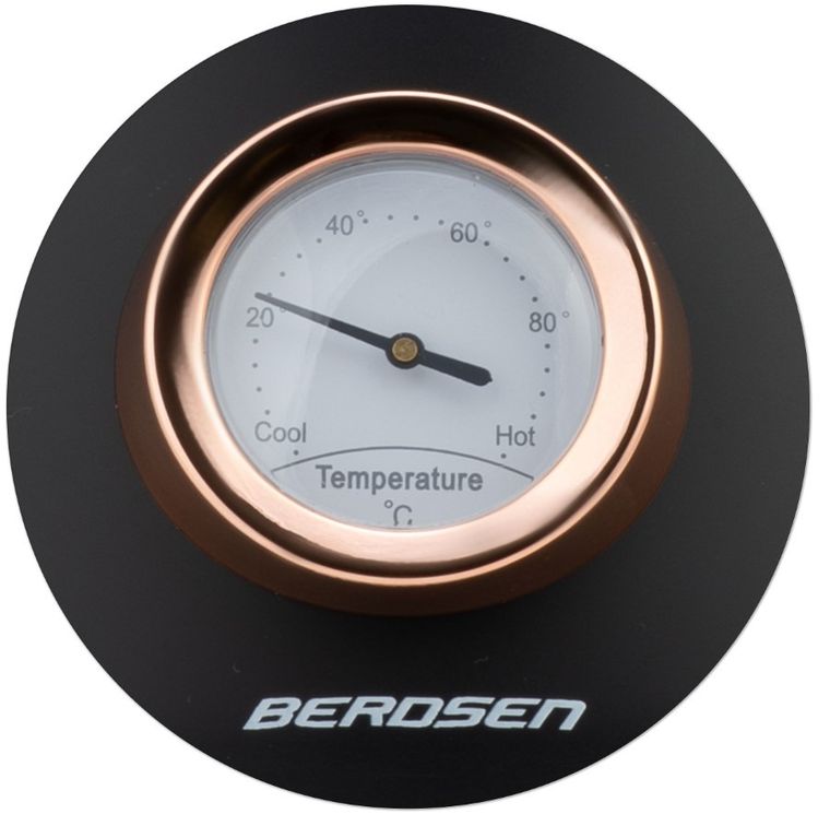 Berdsen, czajnik elektryczny z termometrem, czarny, 1.7l, BD-701