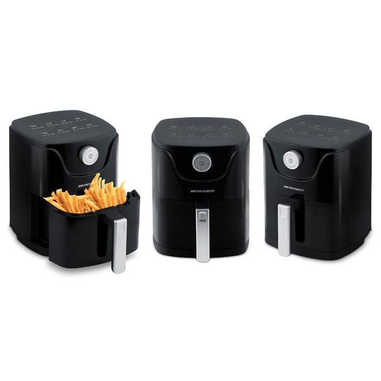 Berdsen, frytkownica beztłuszczowa, air fryer, czarny, 2,5l, BD-654