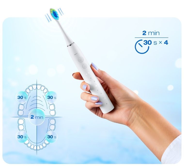 Berdsen, Galaxy, szczoteczka soniczna do zębów, biała