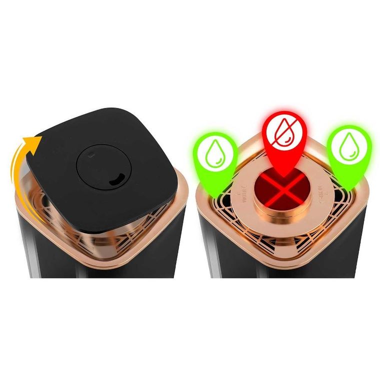 Berdsen, nawilżacz powietrza, czarny, BD-502