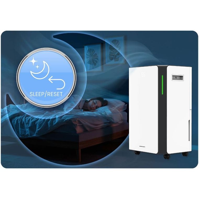 Berdsen, osuszacz powietrza kompresorowy, pochłaniacz wilgoci, 20l/24h, higrostat, biały, BD-532