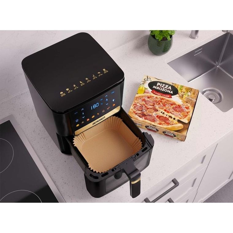 Berdsen, papier do pieczenia, wkładki do frytkownicy, 23 cm, 100 szt.