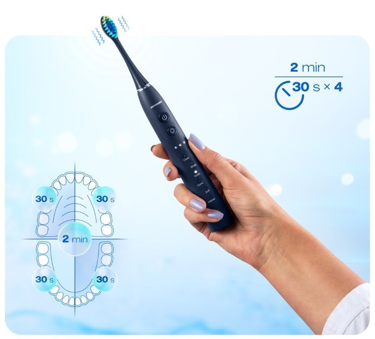 Berdsen, szczoteczka soniczna do zębów, Galaxy Duo, 2 szt.