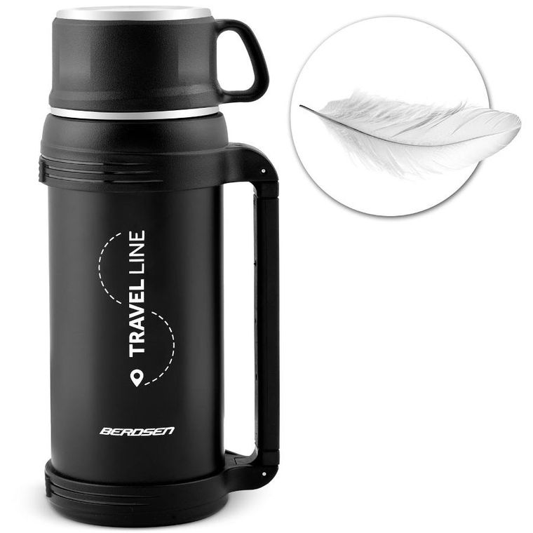 Berdsen, termos próżniowy, czarny, 1500 ml