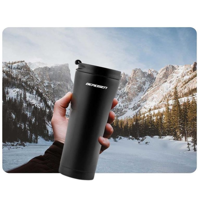 Berdsen, termos próżniowy, czarny, 470 ml