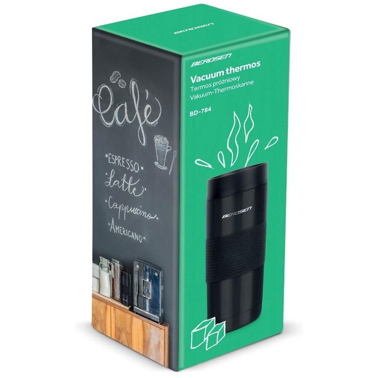 Berdsen, termos próżniowy, czarny, 590 ml