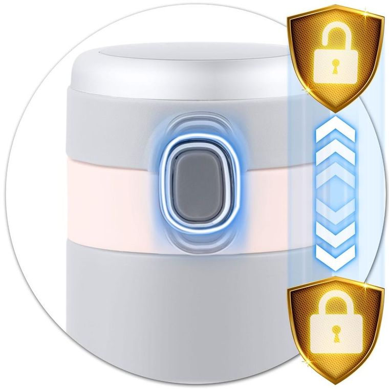 Berdsen, termos próżniowy, szary, 450 ml