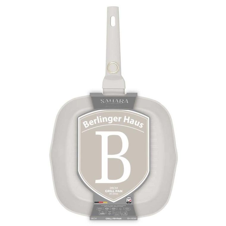 Berlinger Haus, Sahara, patelnia grillowa tytanowa, 28 cm