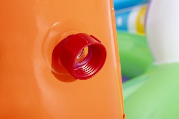 Bestway, basen dmuchany, plac zabaw ze zjeżdzalnią, kraina muzyki, 299-192 cm