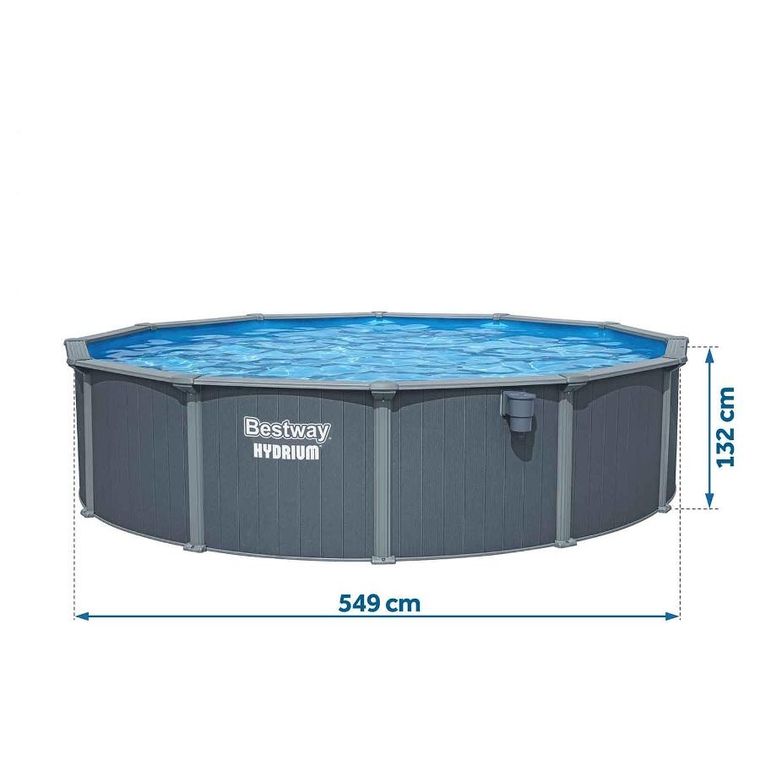 Bestway, basen ogrodowy, panelowy, całoroczny, 13w1, 549-132 cm